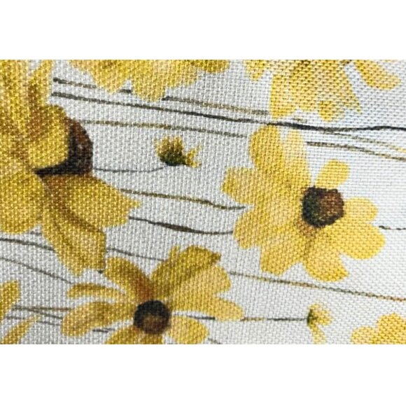 Floral Table Runner Spring Summer Daisy Bee Decor Cottage Farmhouse Cloth 13x72 - Picture 4 of 4
